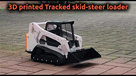 mini skid steer 3d print|3d printed rc skid steer.